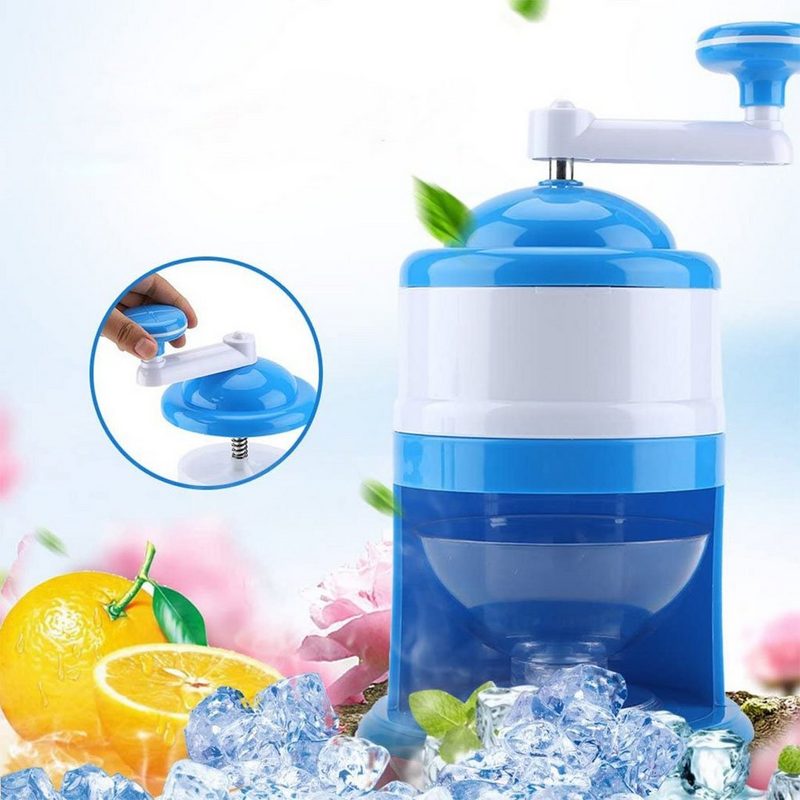 BEARSU Eismaschine Eisbrecher Rasiereismaschine tragbare Handkurbel manuelle Handkurbel Eisbrechermaschine Schneekegelmaschine Haushaltsküchenwerkzeug – Bild 4