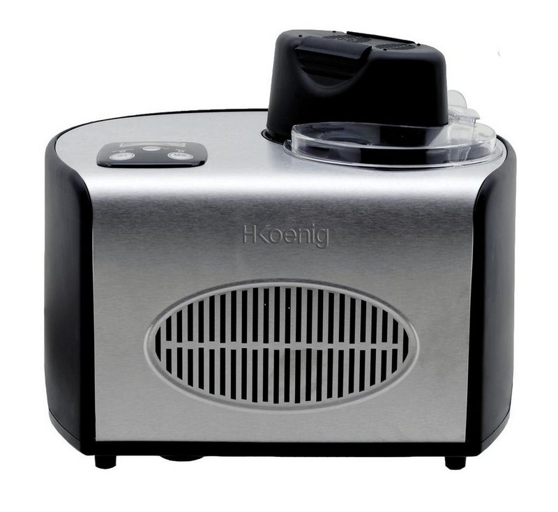 H.Koenig Eismaschine HF250 mit Kompressor 1.5 l 150 W – Bild 2