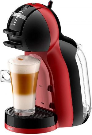 Krups Kaffeepadmaschine Nescafé Dolce Gusto Mini Me 0.8l Kaffeekanne Papierfilter Automatische Abschaltung Hochdrucksystem Play und Select-Funktion