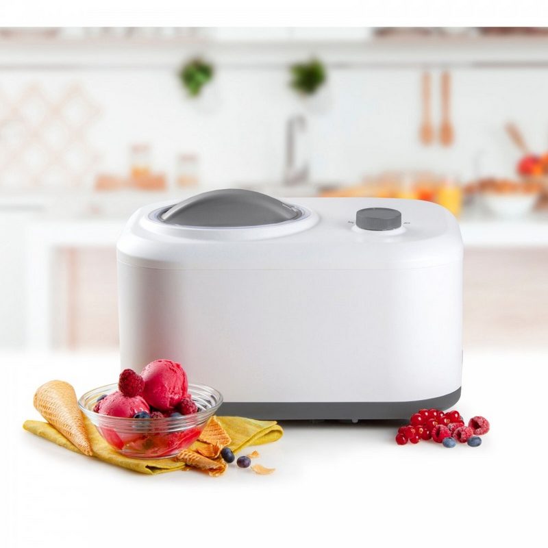 Domo Eismaschine DO9243I - Eismaschine - weiß/grau – Bild 7