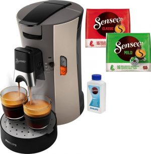 Philips Senseo Kaffeepadmaschine Select CSA240/30 inkl. Gratis-Zugaben im Wert von € 14- UVP