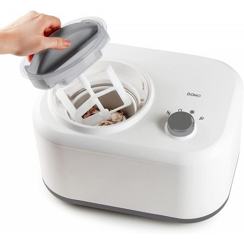 Domo Eismaschine DO9243I - Eismaschine - weiß/grau – Bild 4
