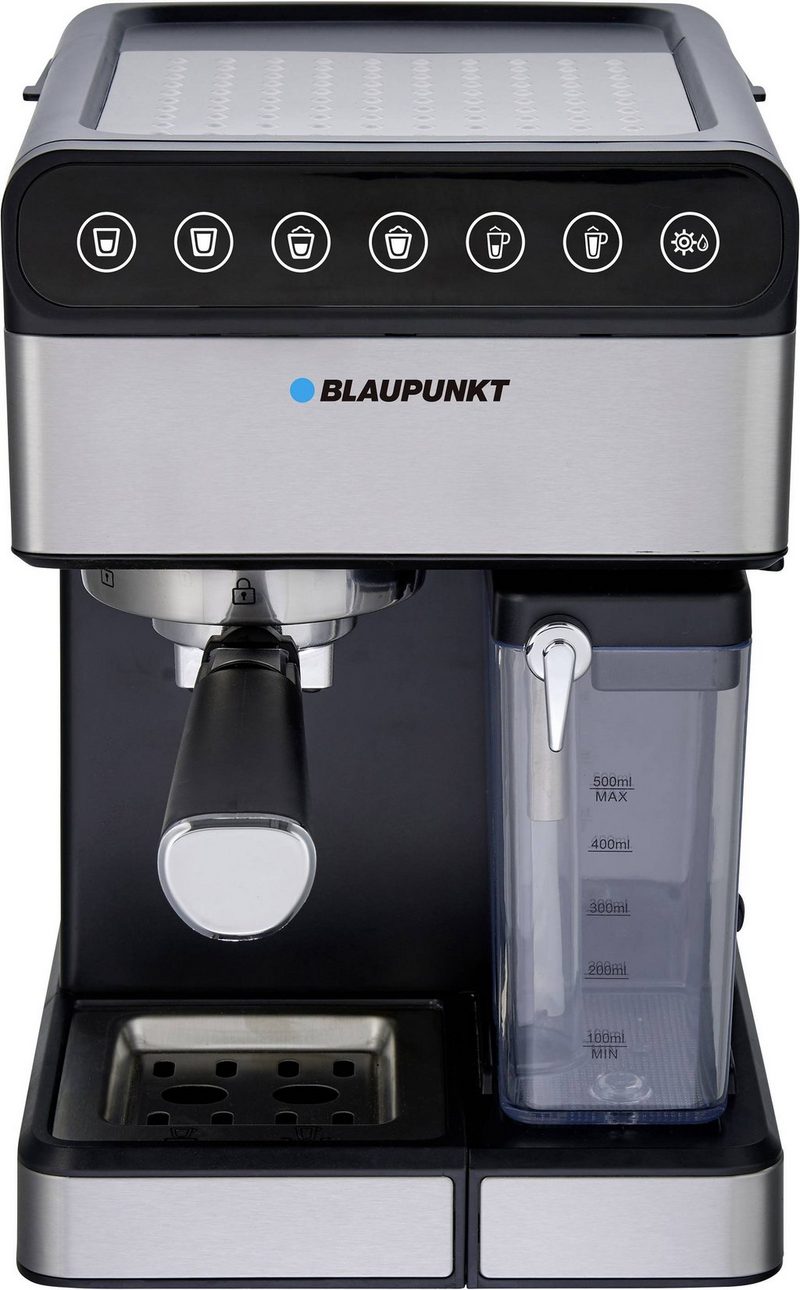 Blaupunkt Kaffeepadmaschine Blaupunkt CMP601 Espressomaschine mit Siebträger Schwarz Stahl mit Milchbehälter – Bild 2